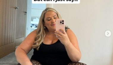 Great British Bake Off star Laura Adlington proudly showed off her curves as she shared an important message on Instagram on Wednesday