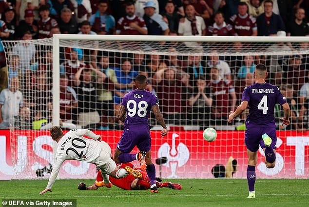 Bowen went from the Conference to the Conference League, and then scored the winner in the final minute to give West Ham their first trophy in decades