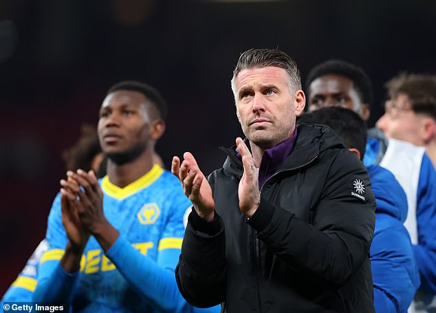 Wolves boss Rob Edwards hinted that Amorim's tactics were obvious after his side got a draw at Old Trafford