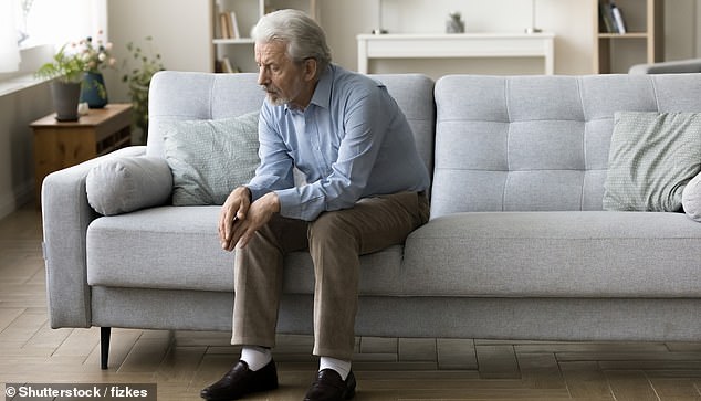 Loneliness and lack of family support are known to add to the risks of dementia (stock photo)