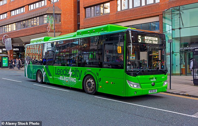 Around 700 Yutong buses are operating on Britain's roads - including this one in Leeds City Centre