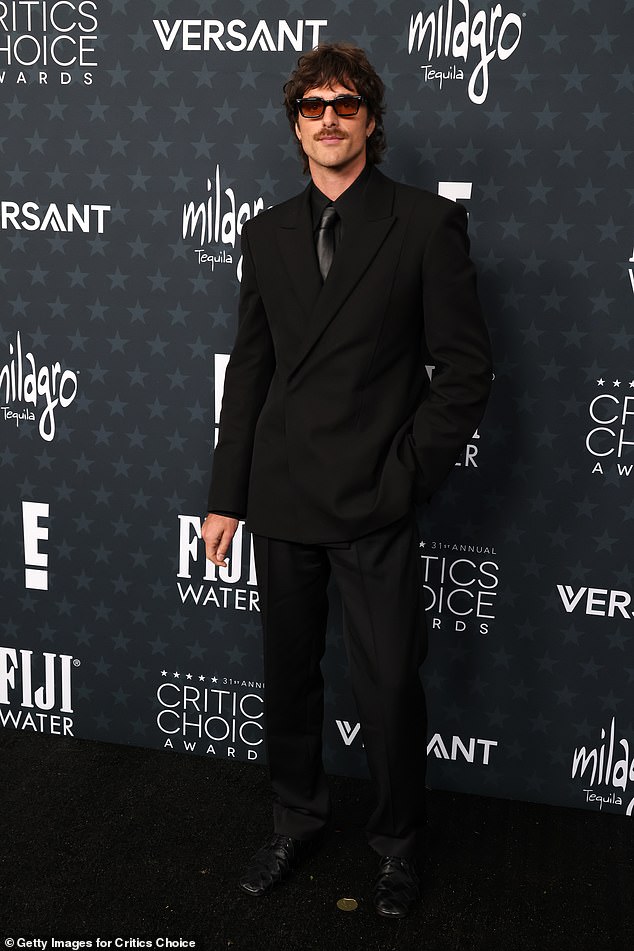 Frankenstein hunk Jacob Elordi, 28, looked suave in a black suit