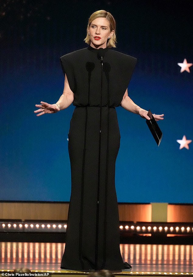 Rhea Seehorn earned Best Actress in a Drama Series for her work on AppleTV's Pluribus