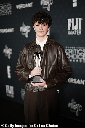 Owen Cooper, 16, earned a win for Netflix's Adolescence