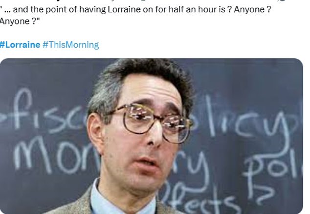 Many took to X, formerly known as Twitter, to share their confusion over the short episode - which is now just 30 minutes