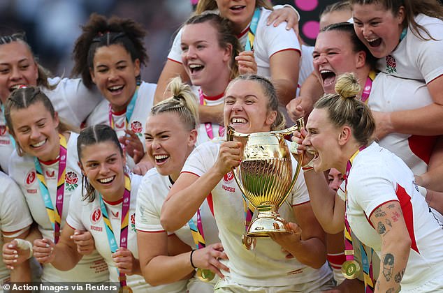 England's women celebrate winning the World Cup - but I cannot believe ALL the players were not awarded an MBE in the New Years Honours. That should be rectified