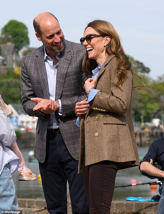 William's solo trip to the US may now be partly spent with his wife