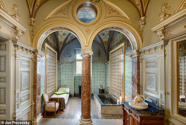 The ornately-decorated spa offers a variety of treatments which start from just £11