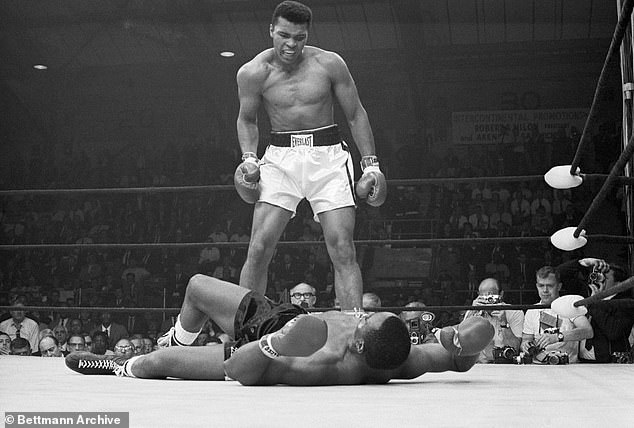 However, scientists now say getting intimate prior to a bout may actually enhance sporting performance. Picture: Heavyweight champion Muhammad Ali stands over rival Sonny Liston