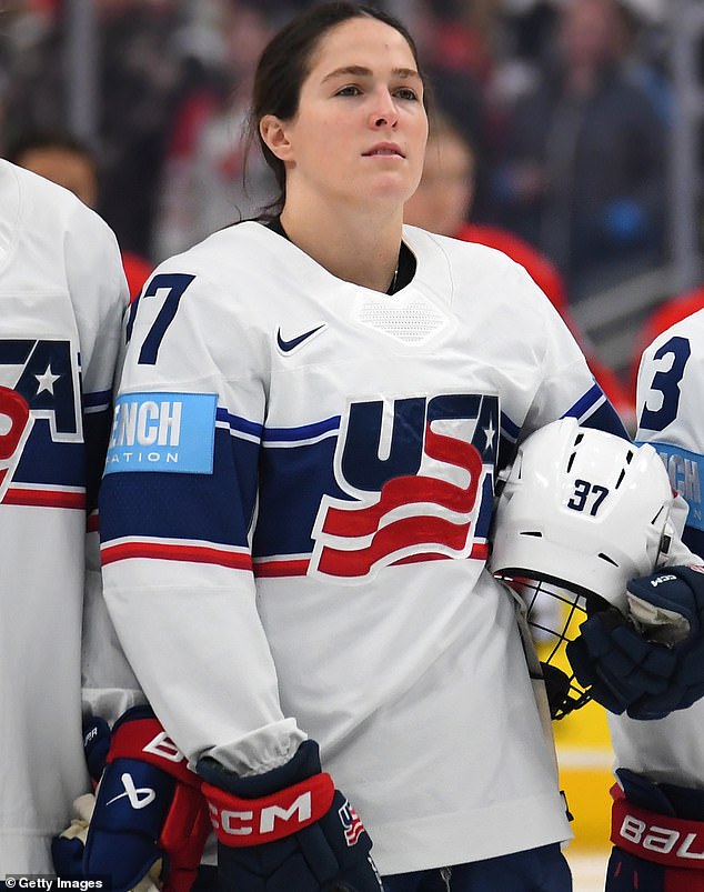 Murphy, 23, is one of seven college stars called up to Team USA for the Winter Olympics
