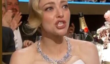 Amanda Seyfried raised eyebrows at the 2026 Golden Globes after cameras caught a series of awkward reactions she made during the night's major acting announcements