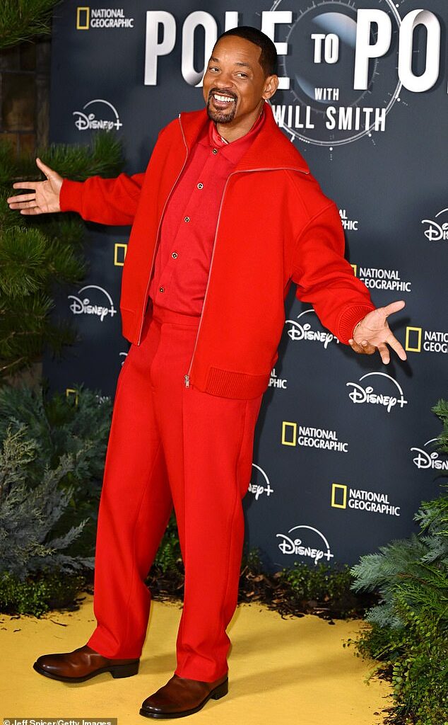 Will Smith, 57, flashed his trademark smile at the London premiere of his new travel show Pole to Pole on Monday, in his first public outing since being sued for sexual harassment