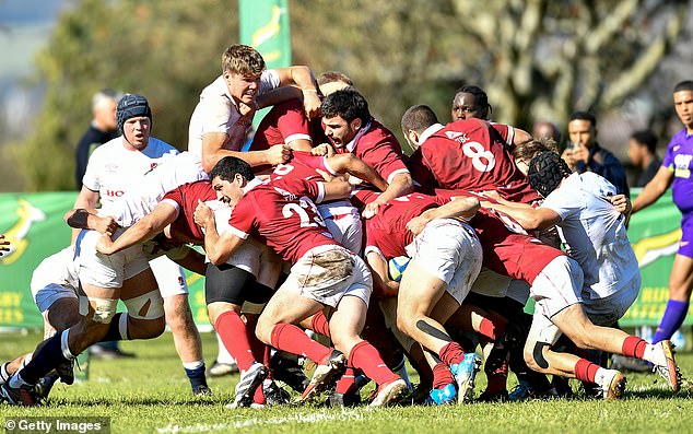 The towering 6ft 9in tall athlete is the latest Balding to continue his family's sporting legacy