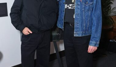 Paul Mescal and Cillian Murphy looked in good spirits as they attended a screening of Hamnet in London on Wednesday