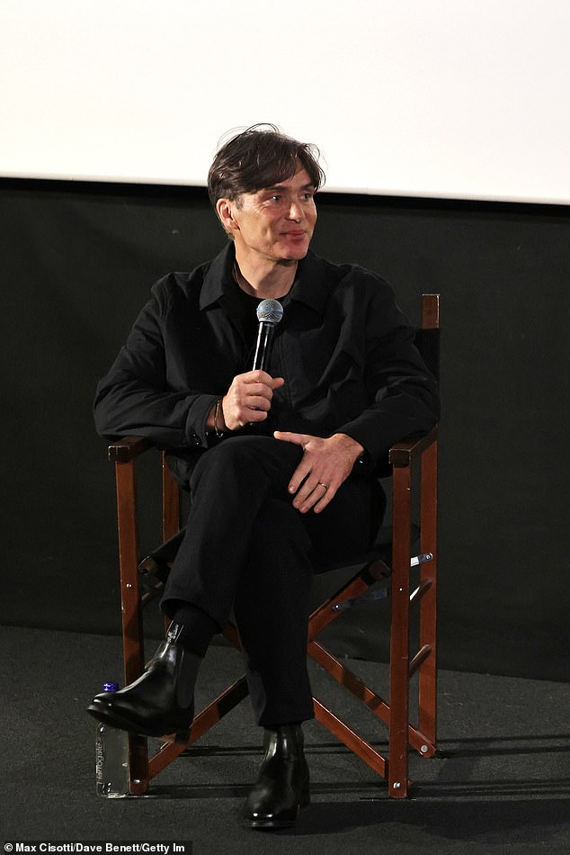 After the screening, Cillian and Paul took to the stage where the Oppenheimer actor interviewed him about his role in the film