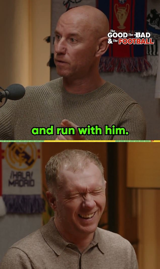 Butt and Scholes claimed that Haaland would be able to 'pick Martinez up and run with him'