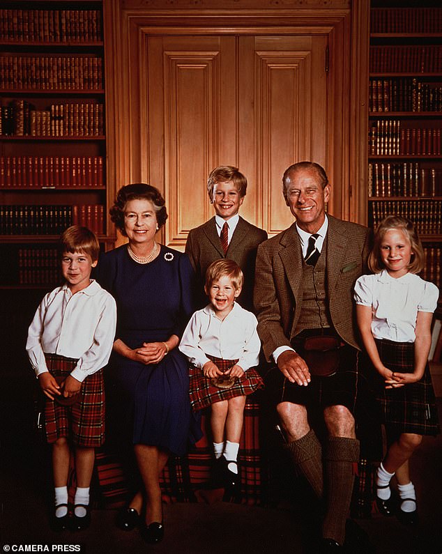 Despite King Charles often being proudly pictured wearing tartan, there hasn't been a single image taken of his eldest son wearing the historic Scottish pattern since he was a young boy (pictured: William left)
