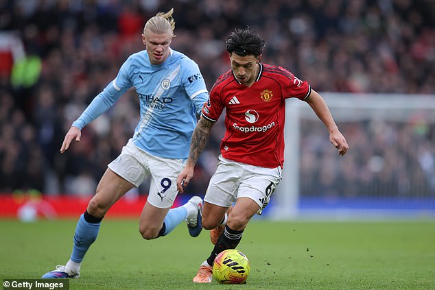 However, Martinez had an excellent game and kept the free-scoring Erling Haaland quiet