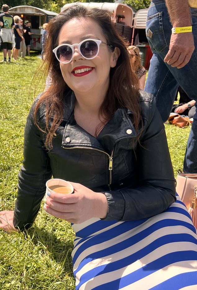 Rosie pictured after her weight-loss jab success. She then made a decision to come off the medication and maintain her new weight herself