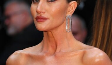 Tight hairstyles, like this one worn by Rosie Huntington-Whiteley, may contribute to hair loss in women