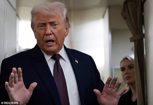 The actress, 35, endured her own public clash with the US President back in 2012, before he realised his political ambitions, when the thrice-married businessman, 79, went on a public rant at her on X during her cheating scandal (seen this week)