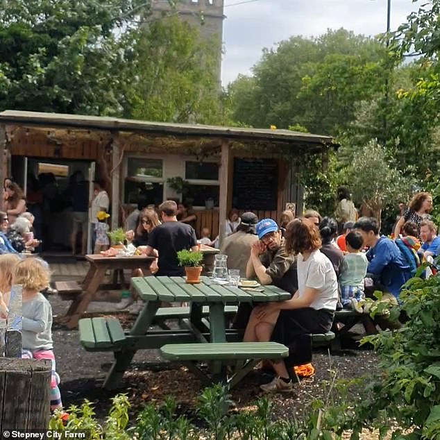 Stepney City Farm is a unique spot located in East London with a cafe