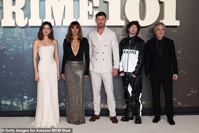 The cast appeared in high spirits as they posed for snaps together