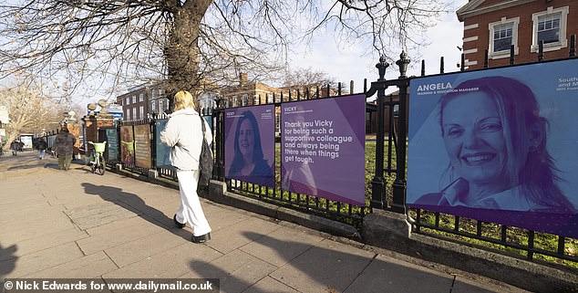 Both King's College and South London and Maudsely Trusts defended their massive public spending on the signs