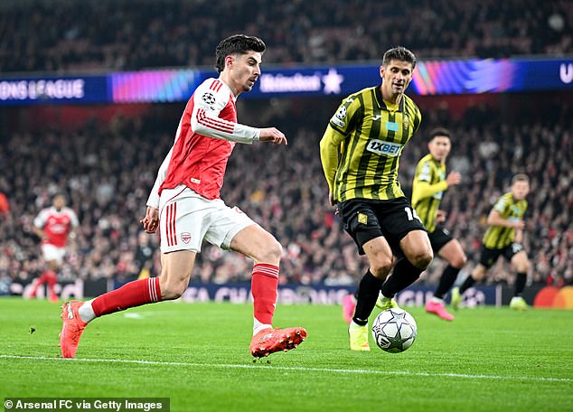 And he is also delighted to have Kai Havertz and available again after the German striker's struggles with injury