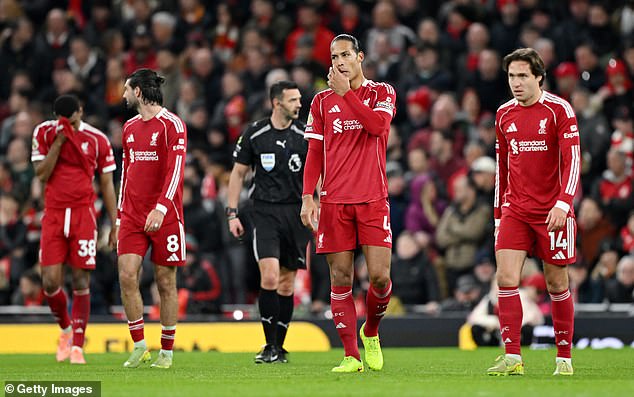 Daily Mail Sport has learned that the club’s ownership had a ‘bit of a worry’ when Slot’s team lost back-to-back home games to Nottingham Forest and PSV Eindhoven in November