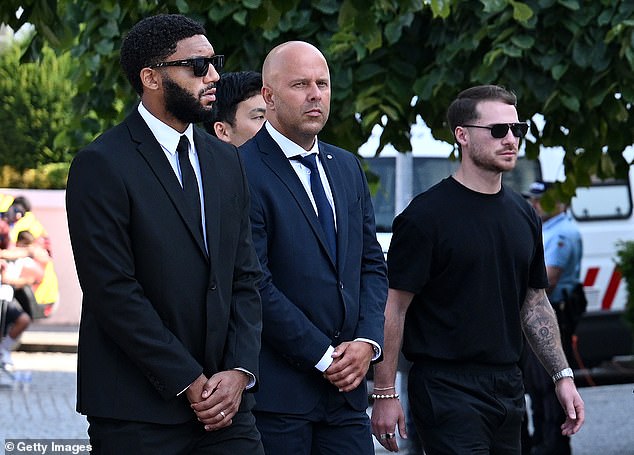 ‘The squad will never forget what Arne did for them after the death of Diogo Jota,’ says a source close to some first-team players. 'He was exceptional in the way he simply put them first'