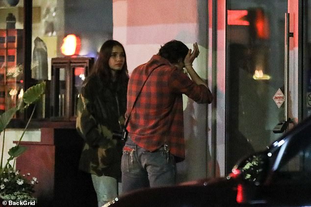 Brooklyn and Hana have a tearful argument after dining at restaurant Madeo in Beverly Hill, Los Angeles, in 2010