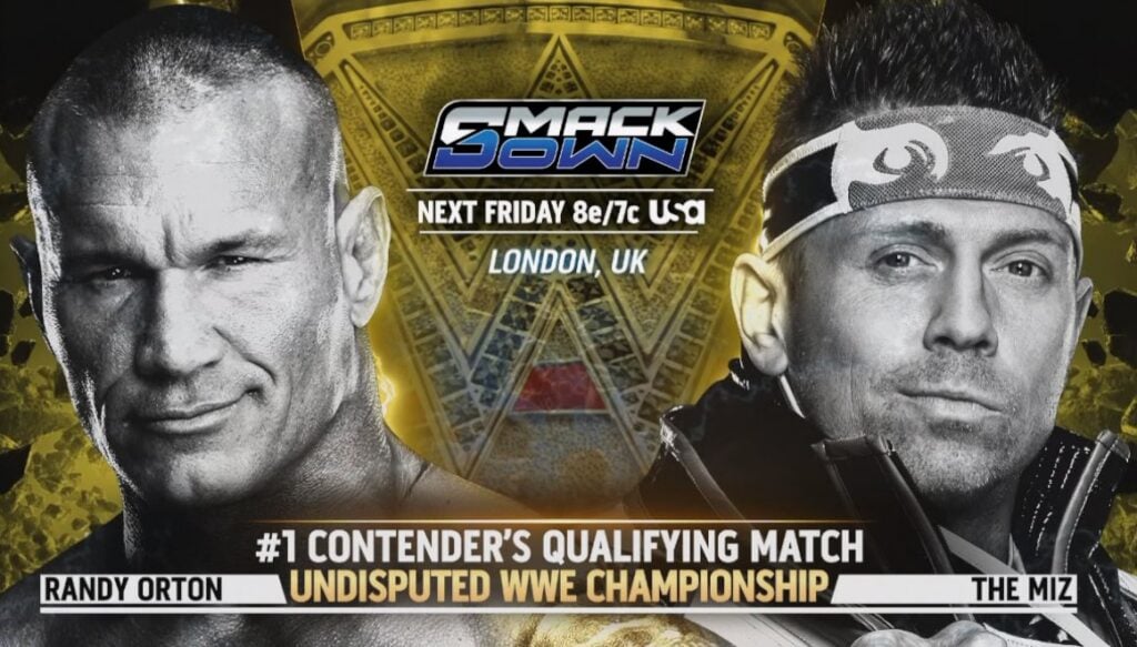 A WWE SmackDown spoilers and results in London graphic for January 16, 2026.