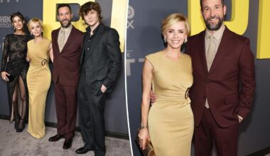 'The Pitt' star Noah Wyle makes super rare red carpet appearance with wife, kids at Season 2 premiere