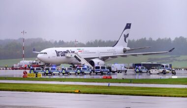 Iran closes airspace for hours as Trump claims executions halted