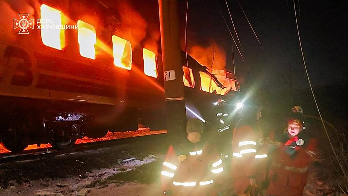 Russia strikes passenger train in Ukraine, killing five
