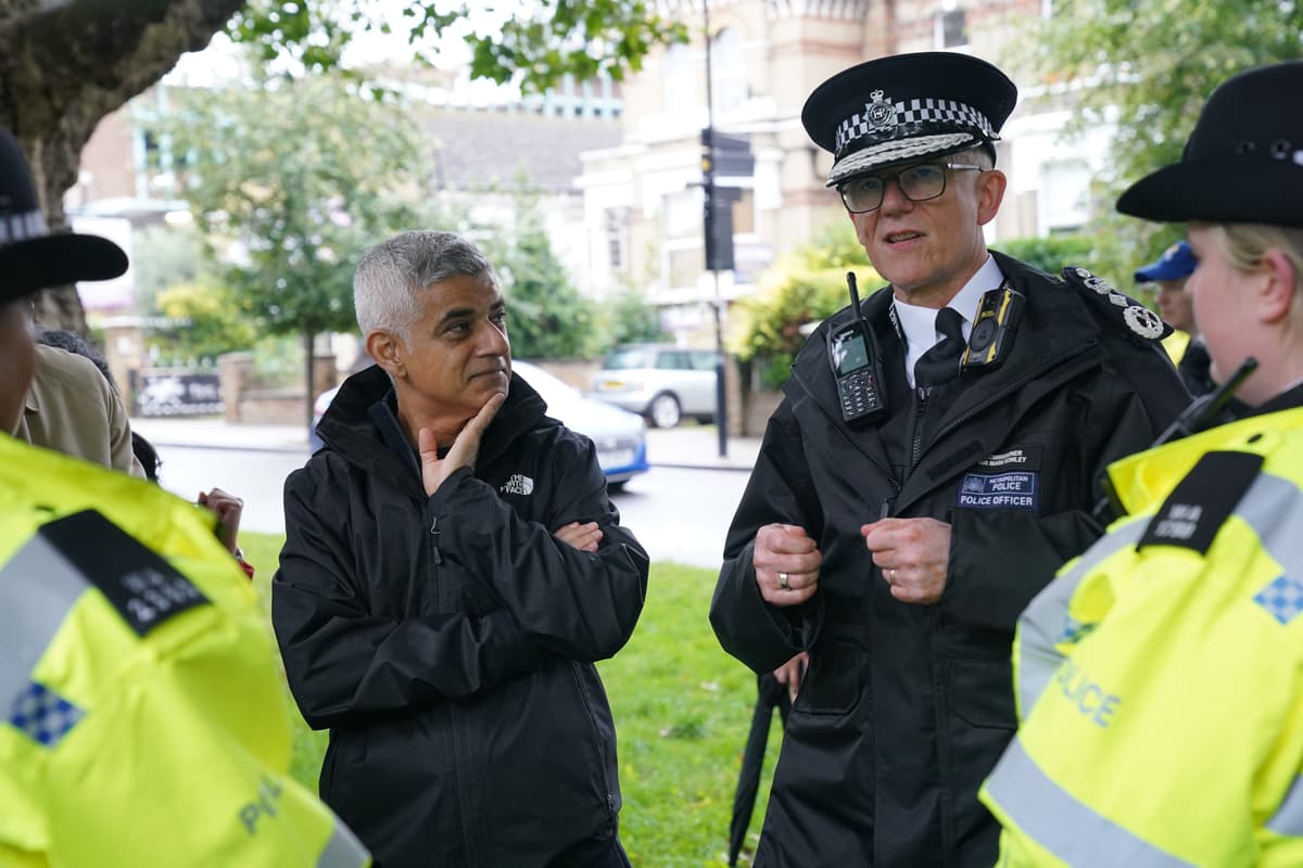 Mayor Sadiq Khan has ‘gutted policing’ in London as officers fall by 1,460 in a year, Tories claim