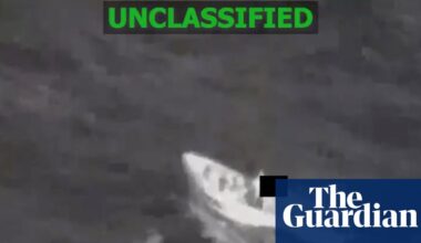 Search for survivors after US strikes on alleged drug boats | US military