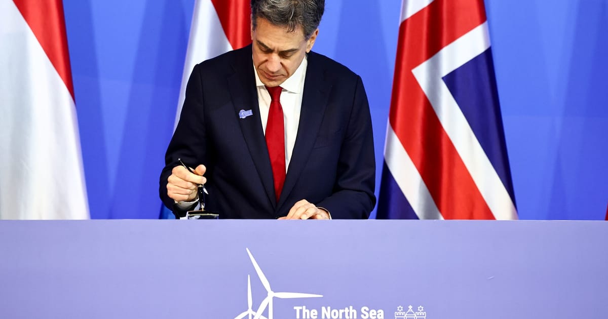 No, Mr. Trump, offshore wind is for ‘winners,’ says UK’s Miliband – POLITICO