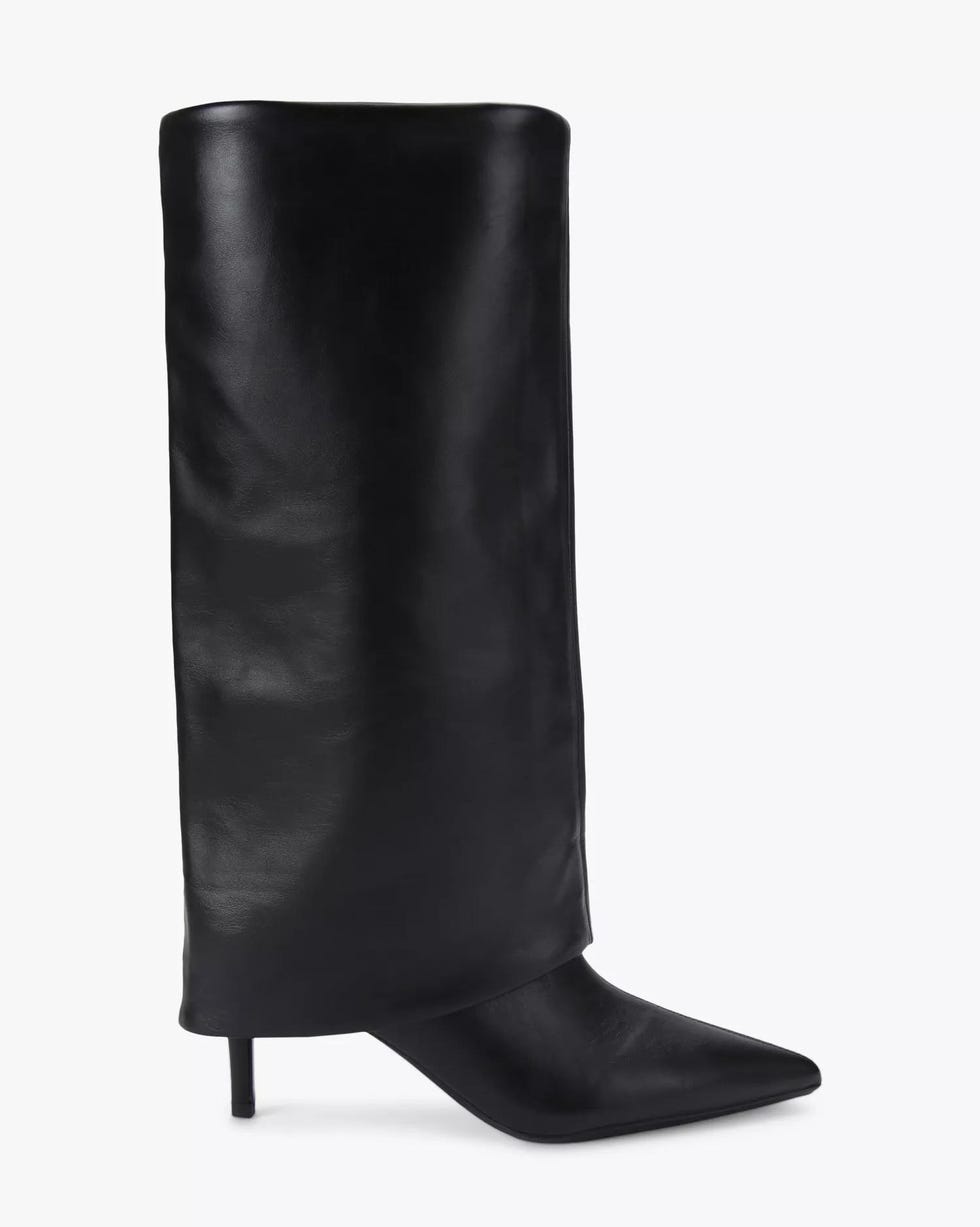 Fate Faux Leather Fold Over Knee Boots Fate Faux Leather Fold Over Knee Boots