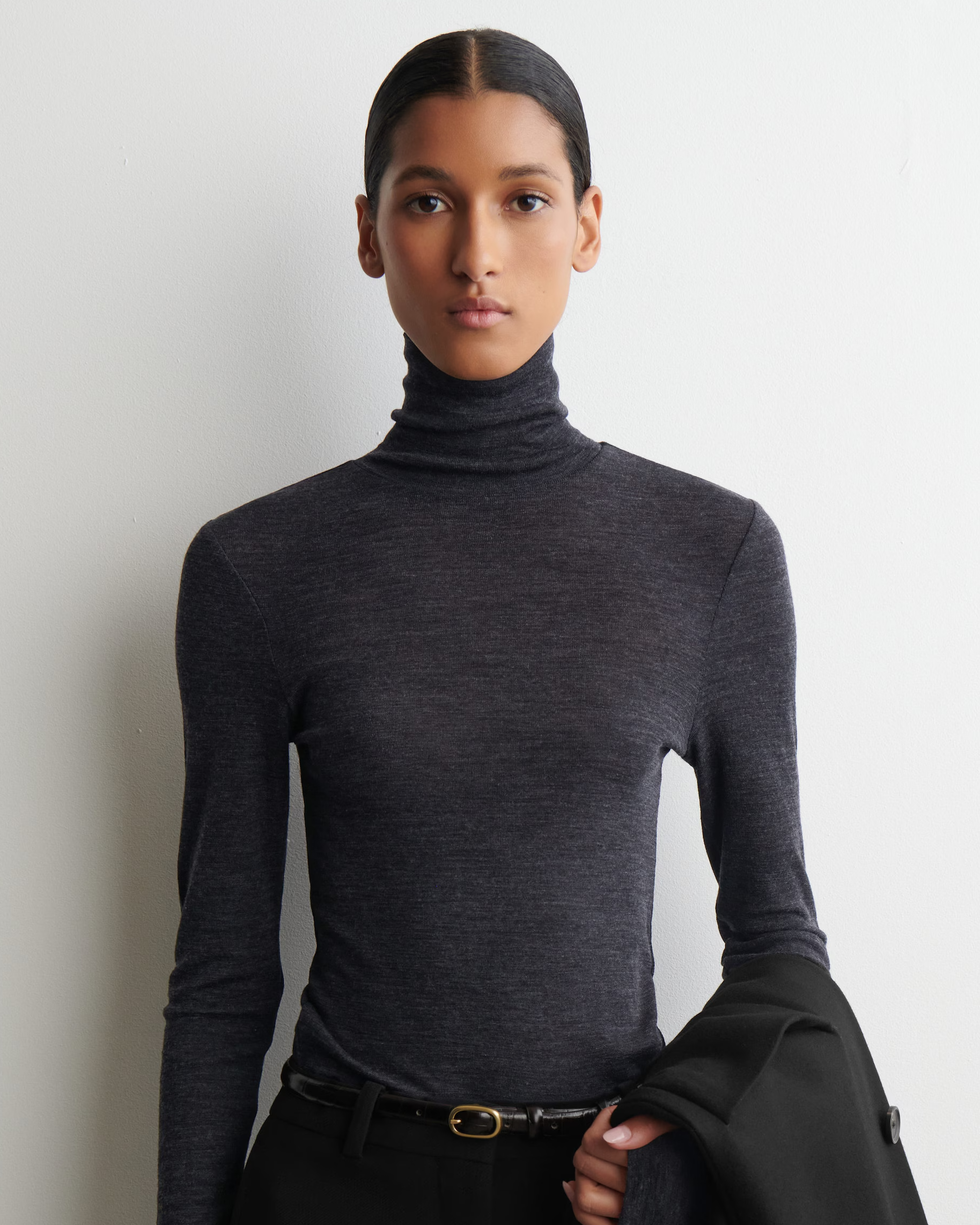 Merino Wool High-Neck Top Merino Wool High-Neck Top