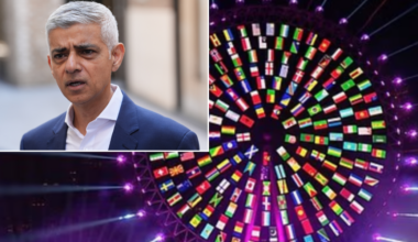 Sadiq Khan forced to defend New Year London fireworks after being accused online of REMOVING Star of David from Israeli flag