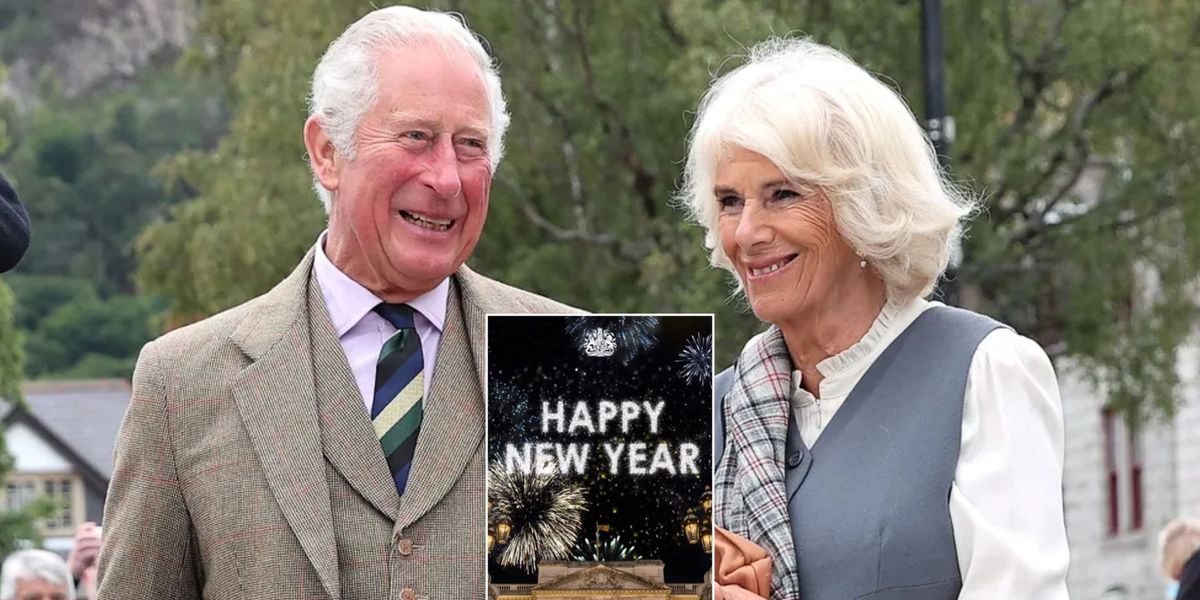King Charles and Queen Camilla welcome in the New Year with unique animation