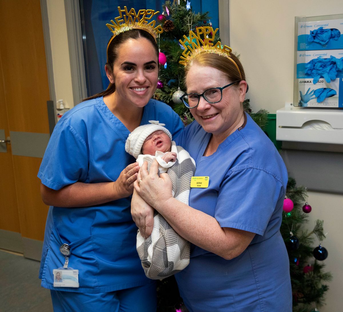 Glasgow's first baby of 2026 weighed 7lb 12oz when she was born.