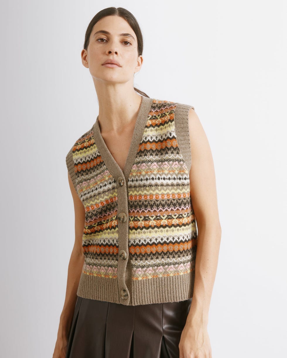 Neutral Fair Isle Tank Neutral Fair Isle Tank