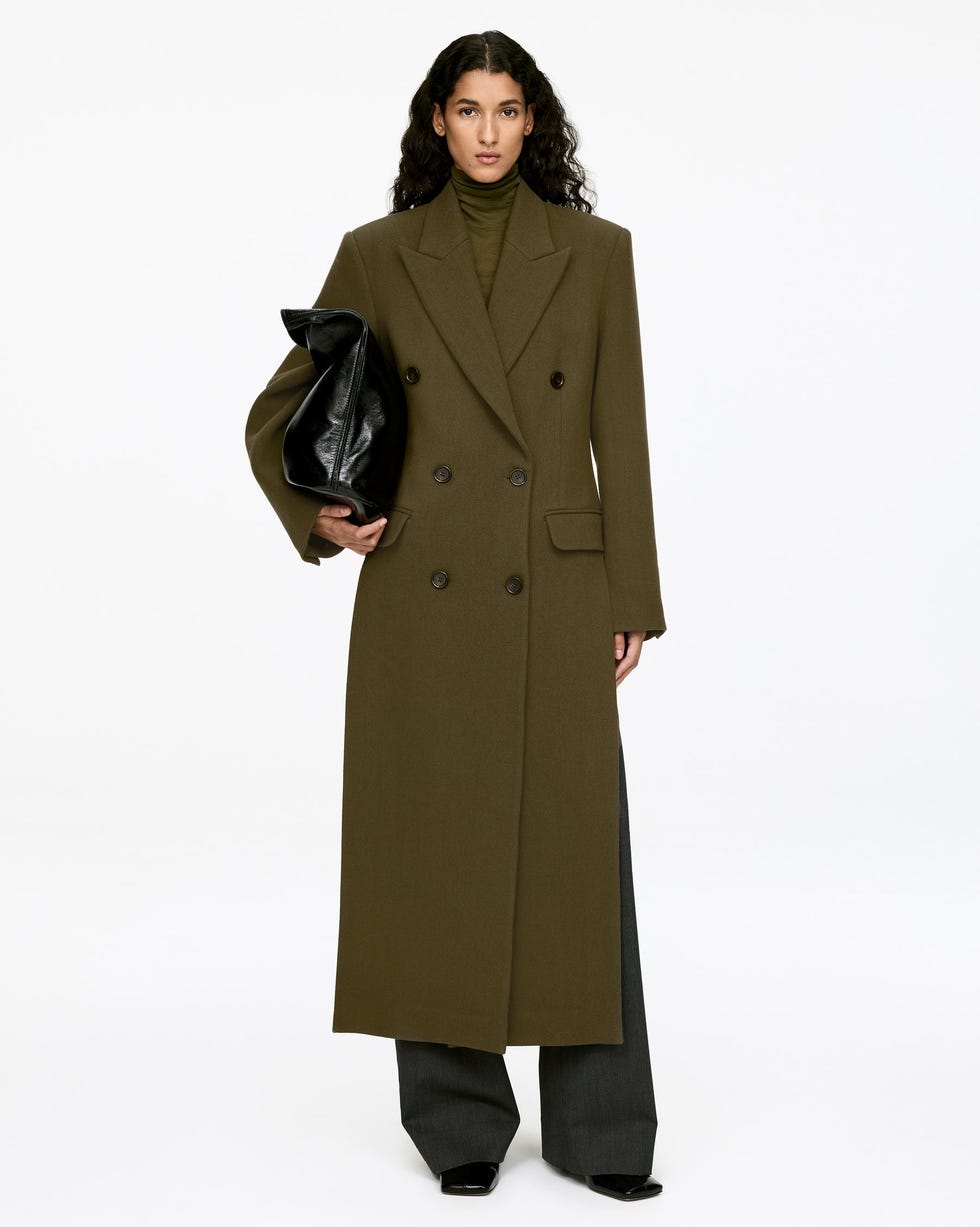 Tailored Wool-Blend Coat Tailored Wool-Blend Coat