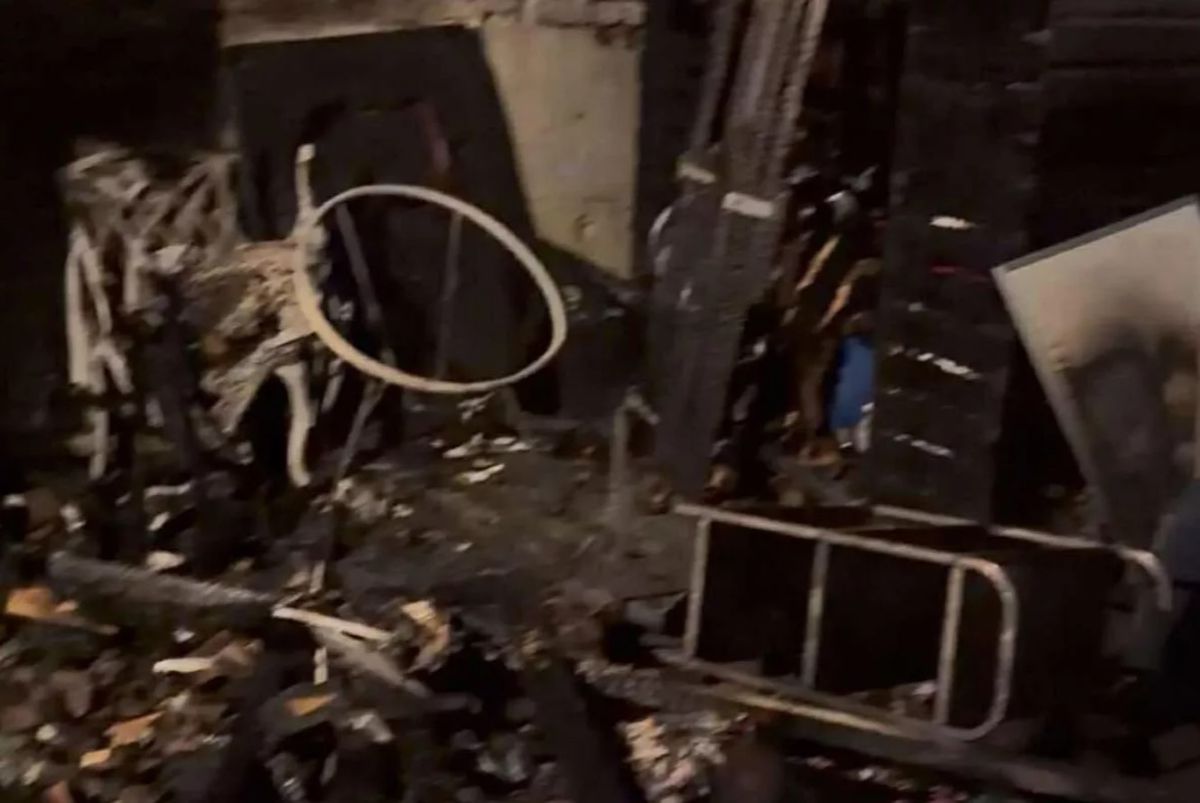 Damage at Jay's Bistro in Merseyside