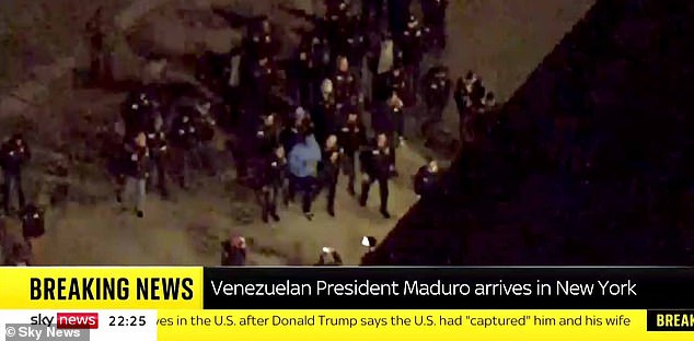 Maduro arrives in US