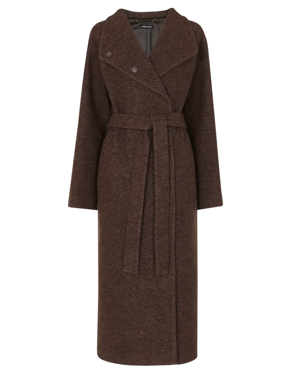 Morgan Funnel Neck Pure Wool Coat Morgan Funnel Neck Pure Wool Coat