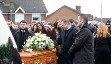 Paul McCullagh Jr: Hundreds gather for funeral of Belfast boxer